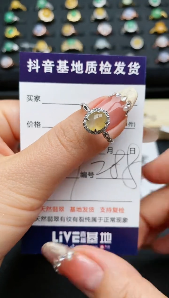 【闪购商品】翡翠戒指银S925镶嵌........