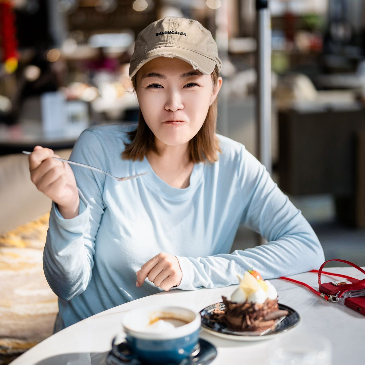 【阿蒙新款】ro*w新款羊毛混纺打底衫