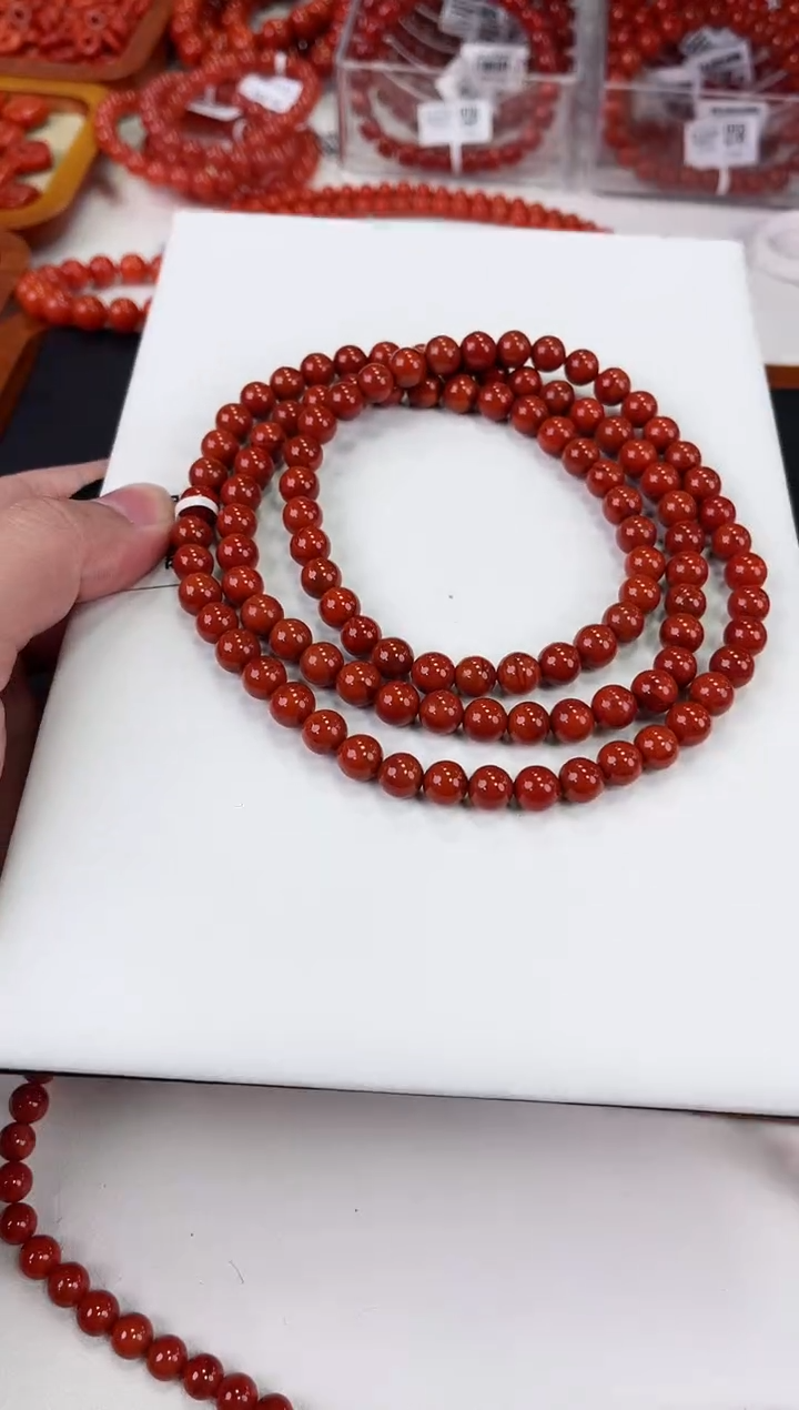 【闪购商品】南红玛瑙瓦西多圈7+未镶嵌一个/条