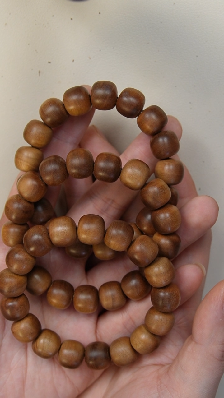 【闪购商品】檀香木手串/手链老山檀香12*13老型单圈树头料