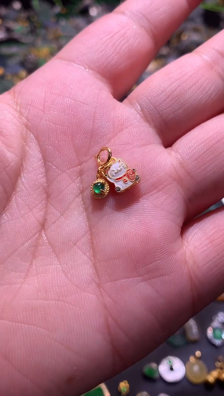 【闪购商品】翡翠吊坠(不含链)银S925镶嵌1