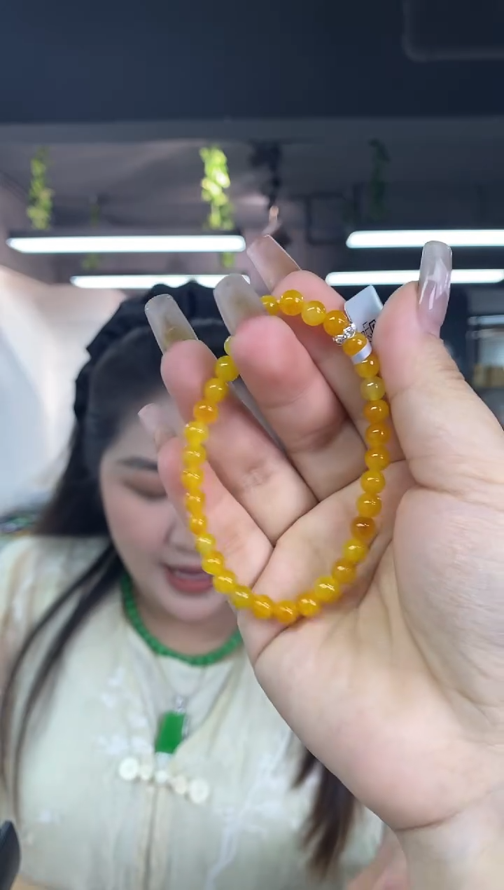 未镶嵌手链翡翠多样性发其一颜色微差