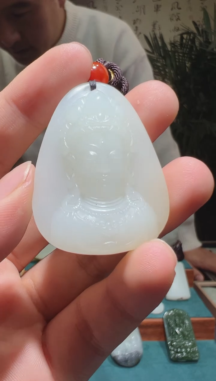 【闪购商品】和田玉吊坠(不含链)未镶嵌1