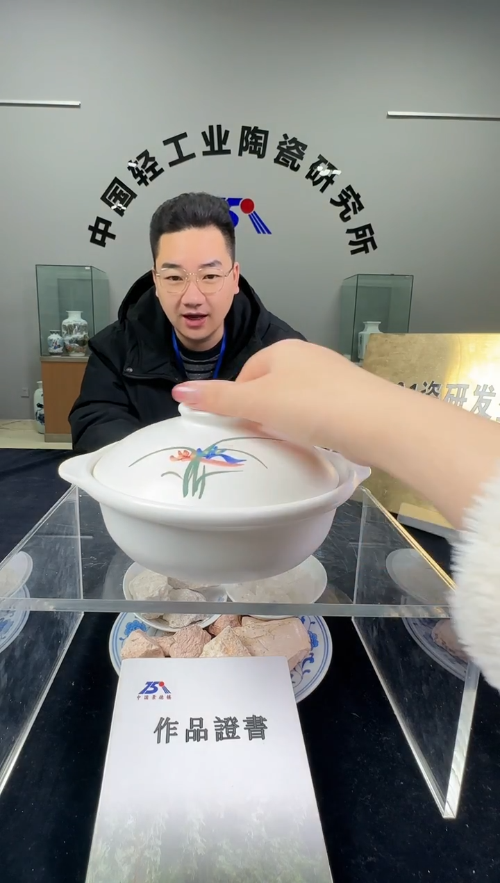 瓷莱斯特耐热煲0.8