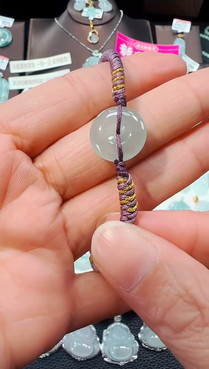 【闪购商品】翡翠手绳未镶嵌平安扣手绳