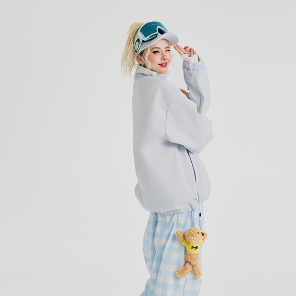 Swagli新款【格格布鲁】滑雪裤甜美防风防水加绒户外单双板滑雪服 