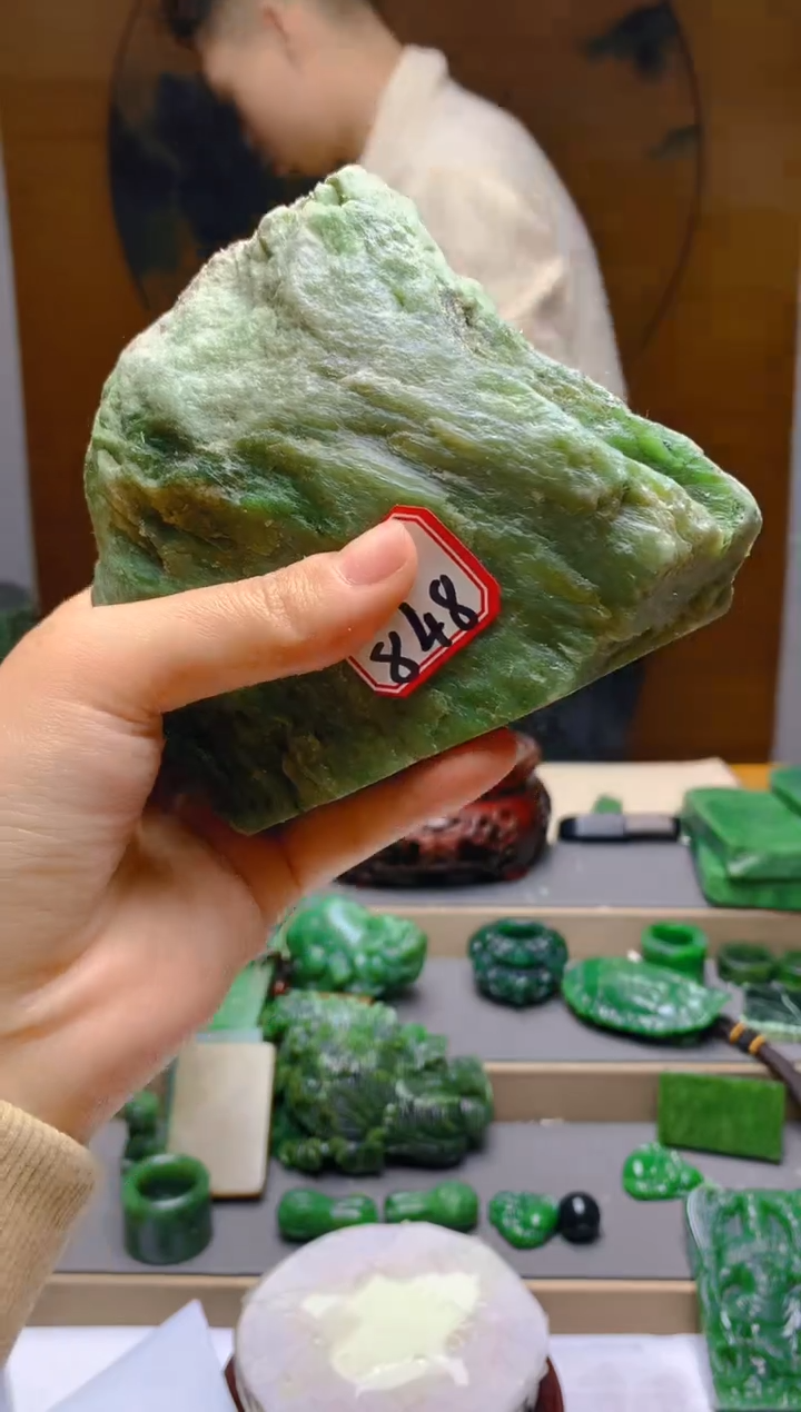 【闪购商品】和田玉（碧玉）珠宝半成品未镶嵌1