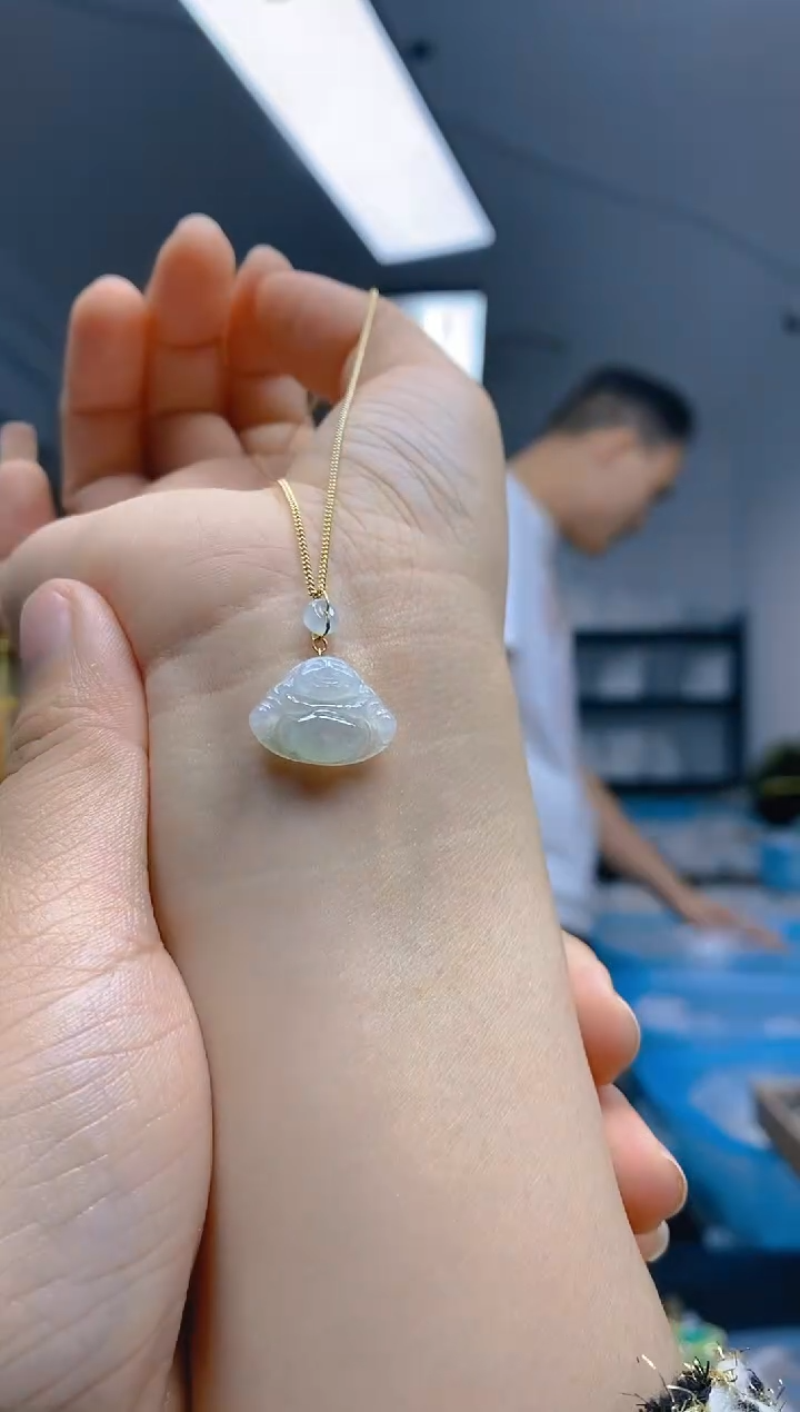 【闪购商品】翡翠耳饰合金120翡翠锁骨链