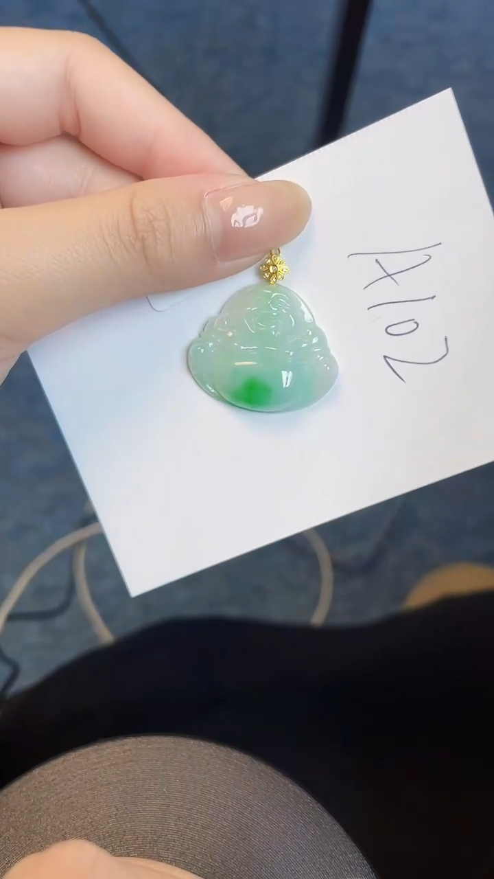 【闪购商品】翡翠吊坠(不含链)18K金镶嵌00000000