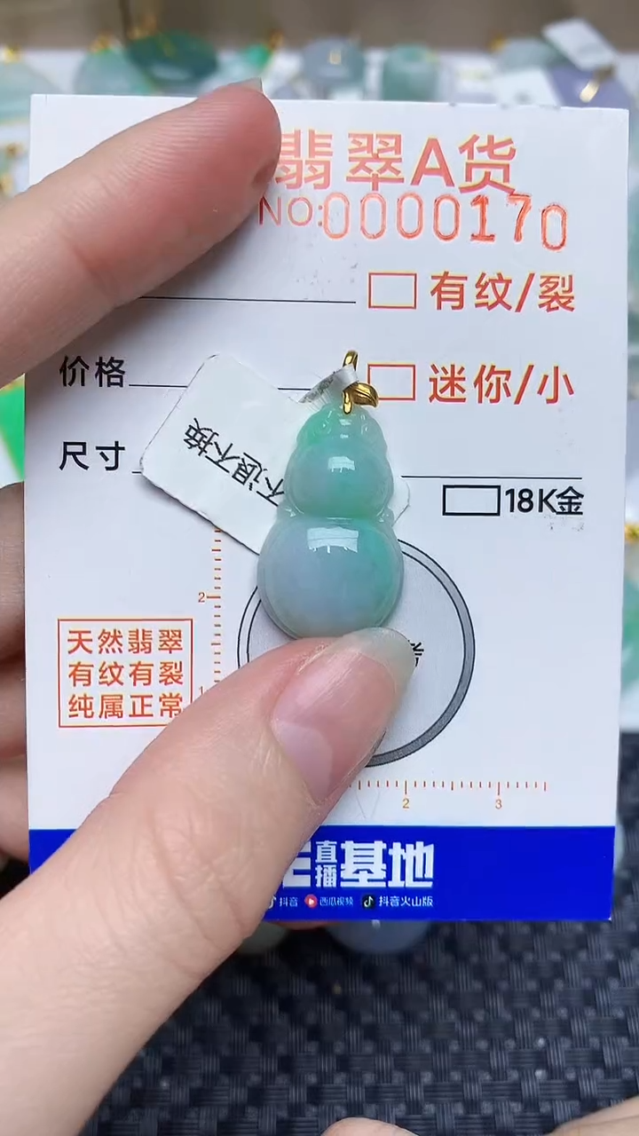 【闪购商品】翡翠颈饰18K金镶嵌54345343