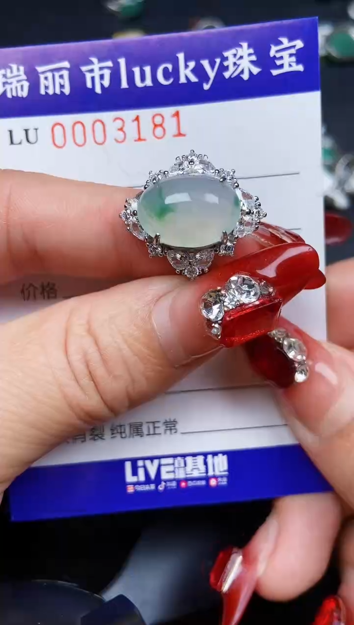 【闪购商品】翡翠颈饰银S925镶嵌3181