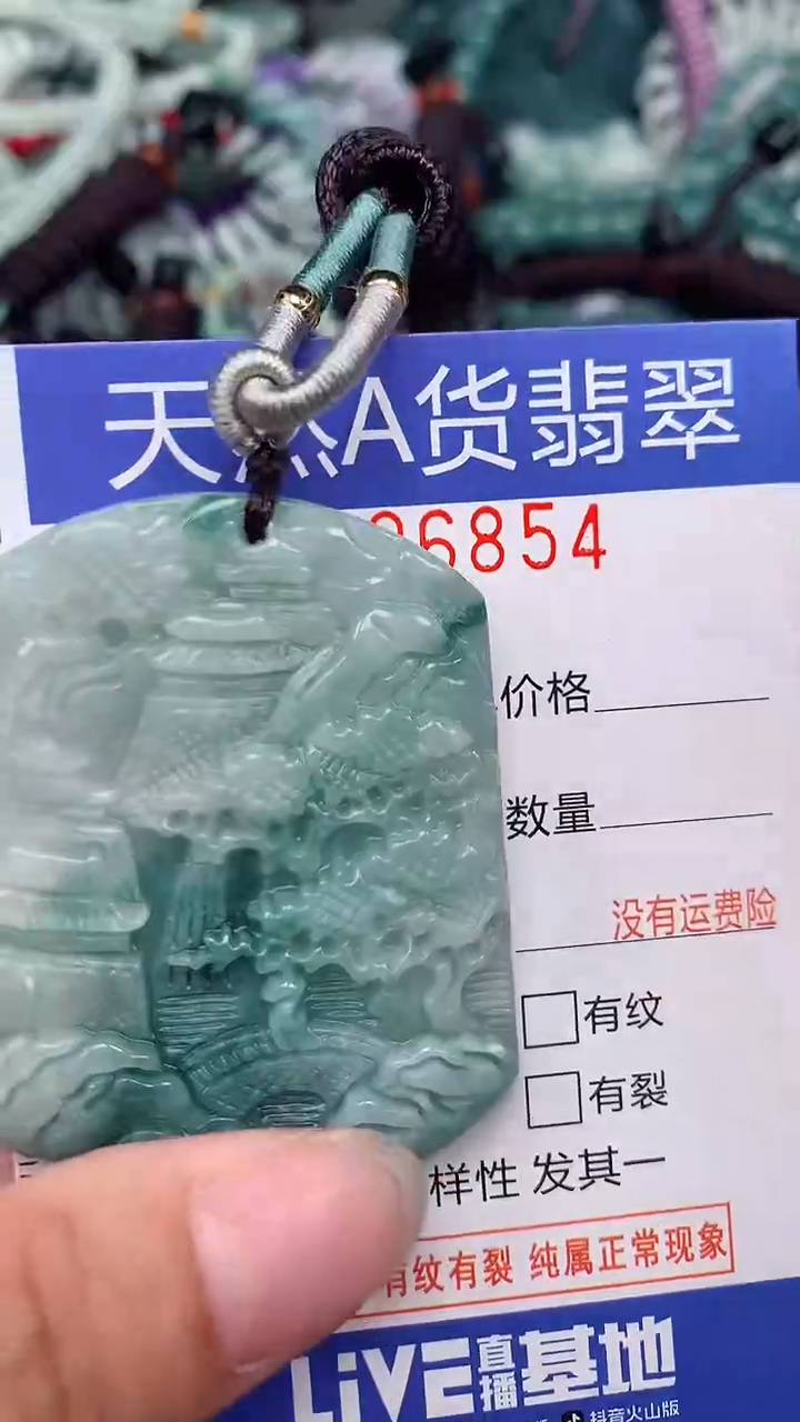 翡翠未镶嵌颈饰...0006854