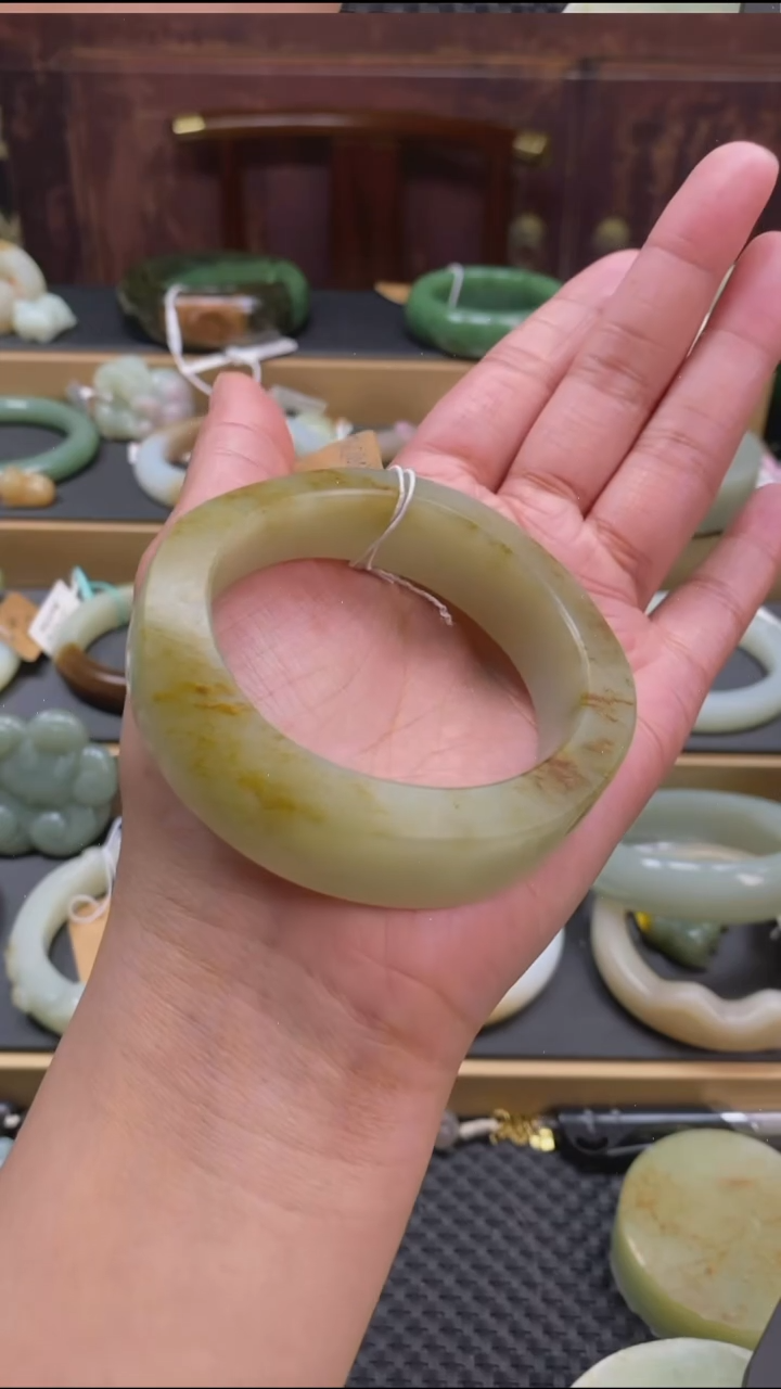 未镶嵌手镯和田玉53.3