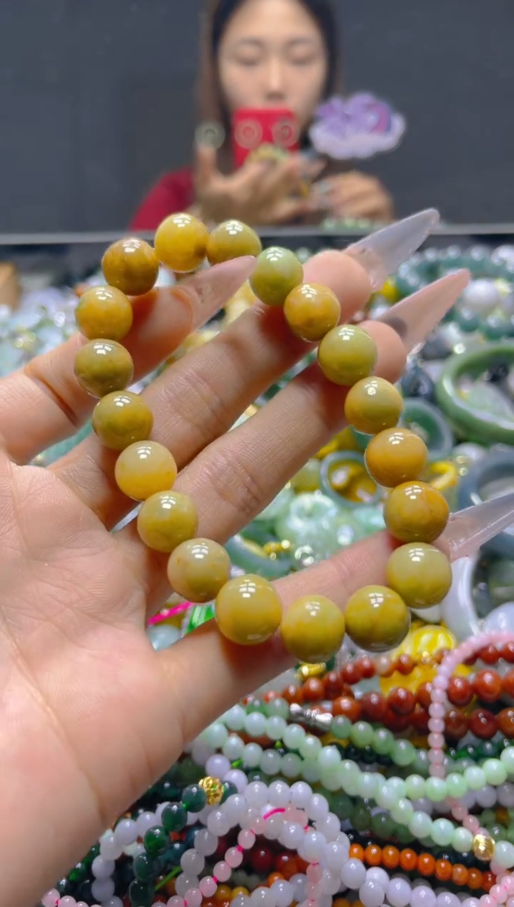 颈饰未镶嵌翡翠10MM