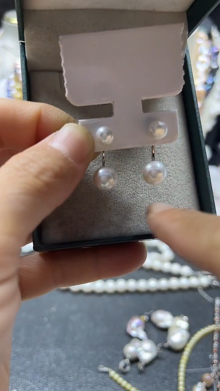 颈饰未镶嵌淡水珍珠多人耳饰