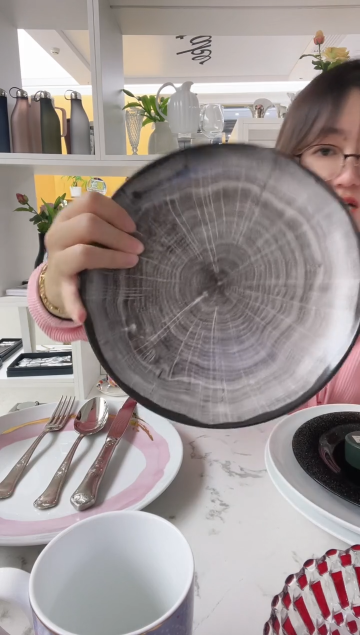 RAK 橡木 灰色 27cm盘