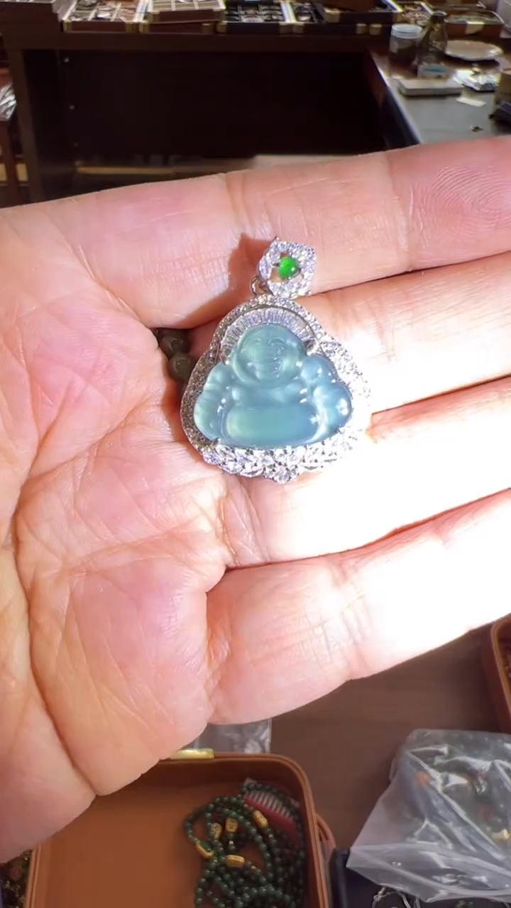 颈饰未镶嵌和田玉常念