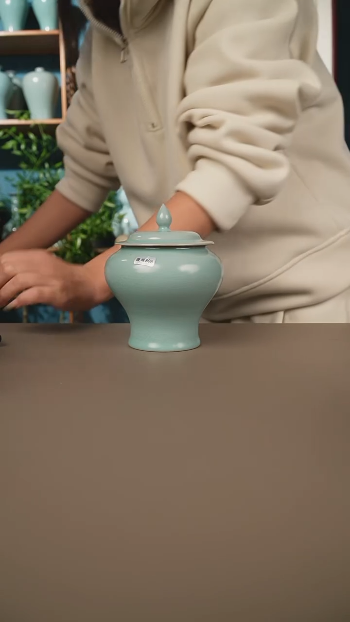 仿古将军罐微暇   