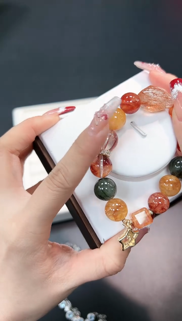 【闪购商品】水晶手串未镶嵌49q多样性发其一/1条默认微瑕