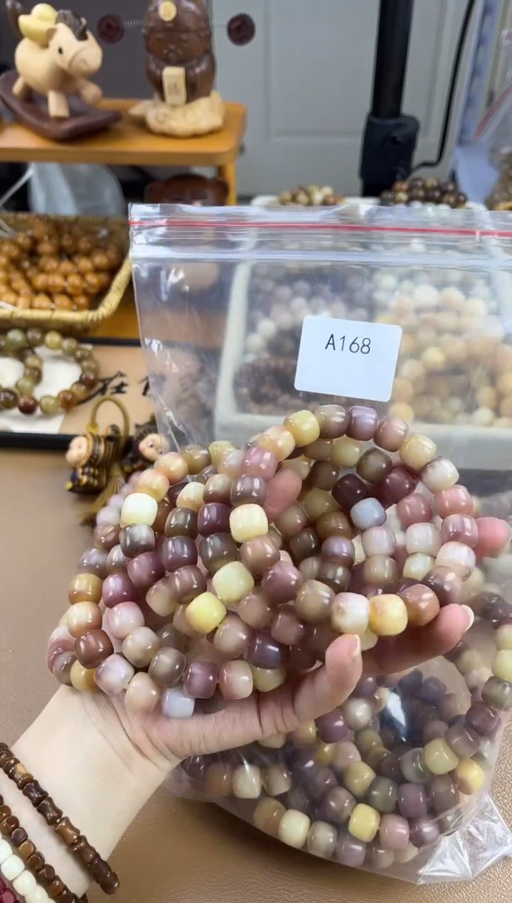 吊坠菩提根/象牙果A168玫瑰仙子11*12mm直桶