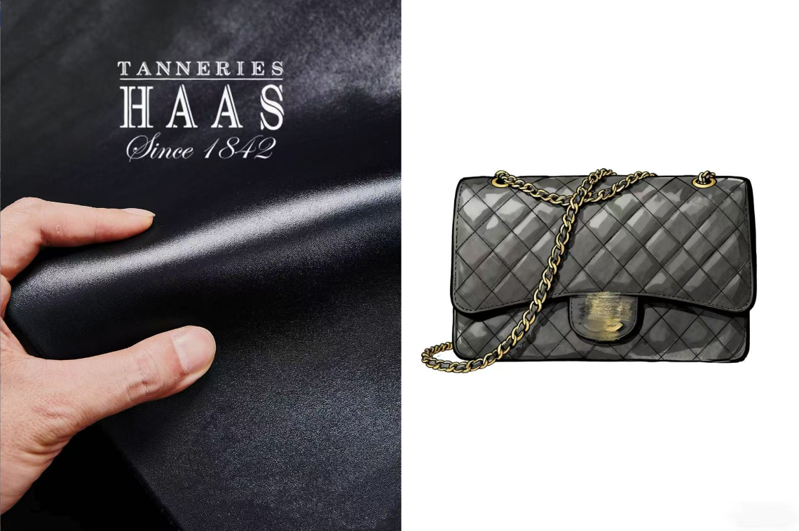 【大漂亮】双金猪 简约时尚女士小方包