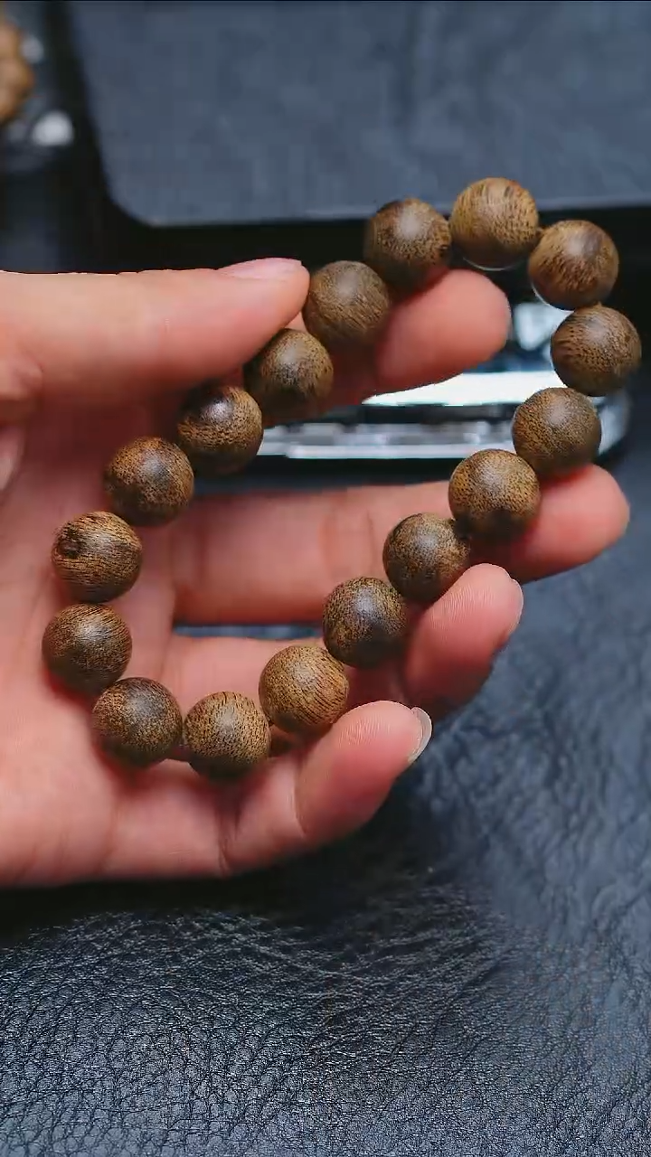 手串沉香九九沉泰国登留眉1.3单圈15g+