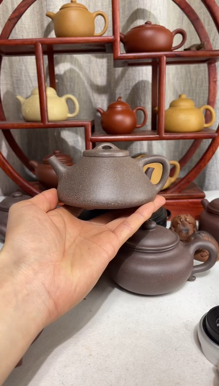 【闪购商品】紫砂茶壶台西青段工泥子冶石瓢215cc