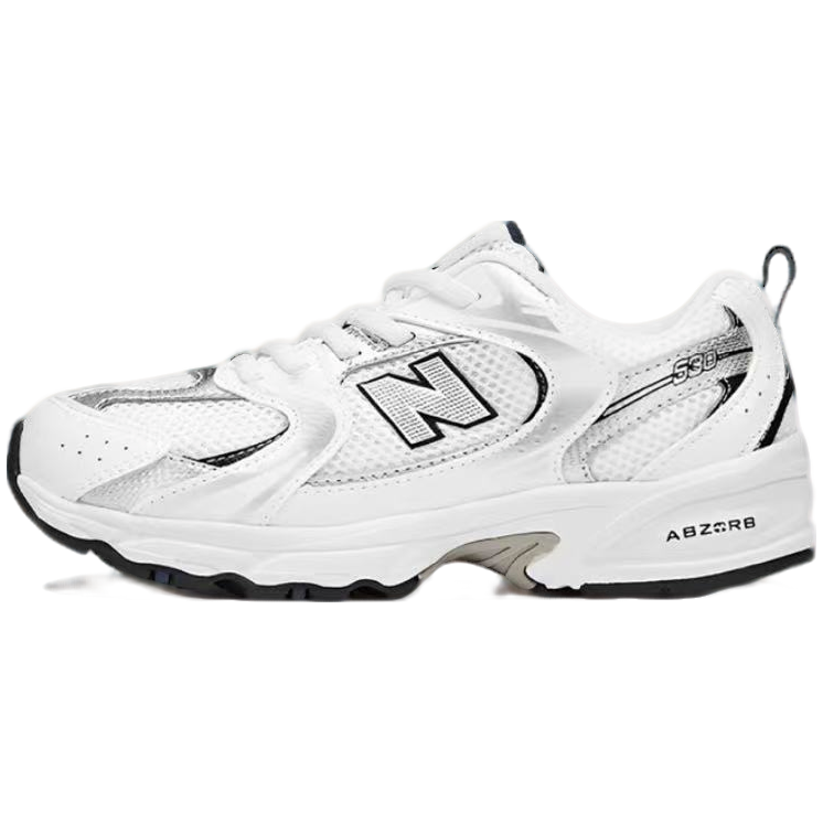 New Balance NB 530 休闲 耐磨 低帮 跑步鞋 黑白 PZ530SB1