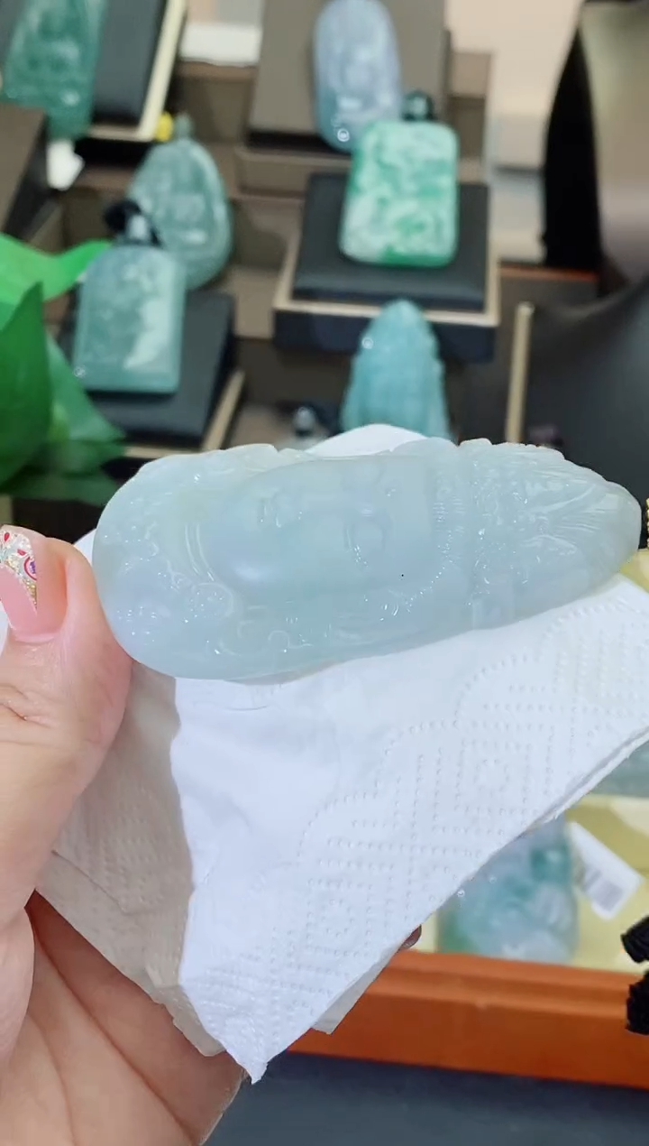 颈饰未镶嵌翡翠缅甸天然翡翠