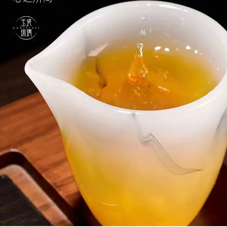 F144-绿琉璃公道杯SX