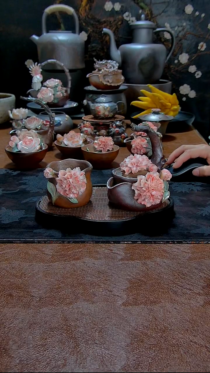 康乃馨半提梁套装