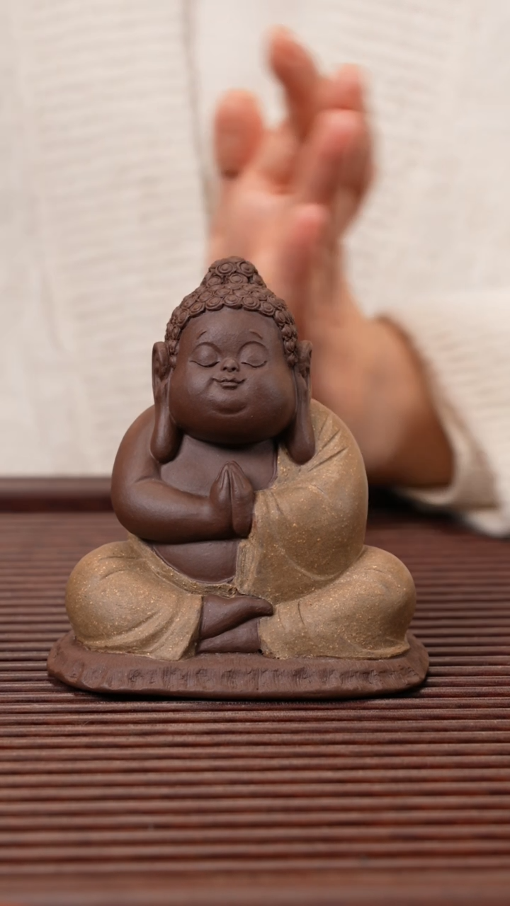 【闪购商品】紫砂茶宠小宝宝佛