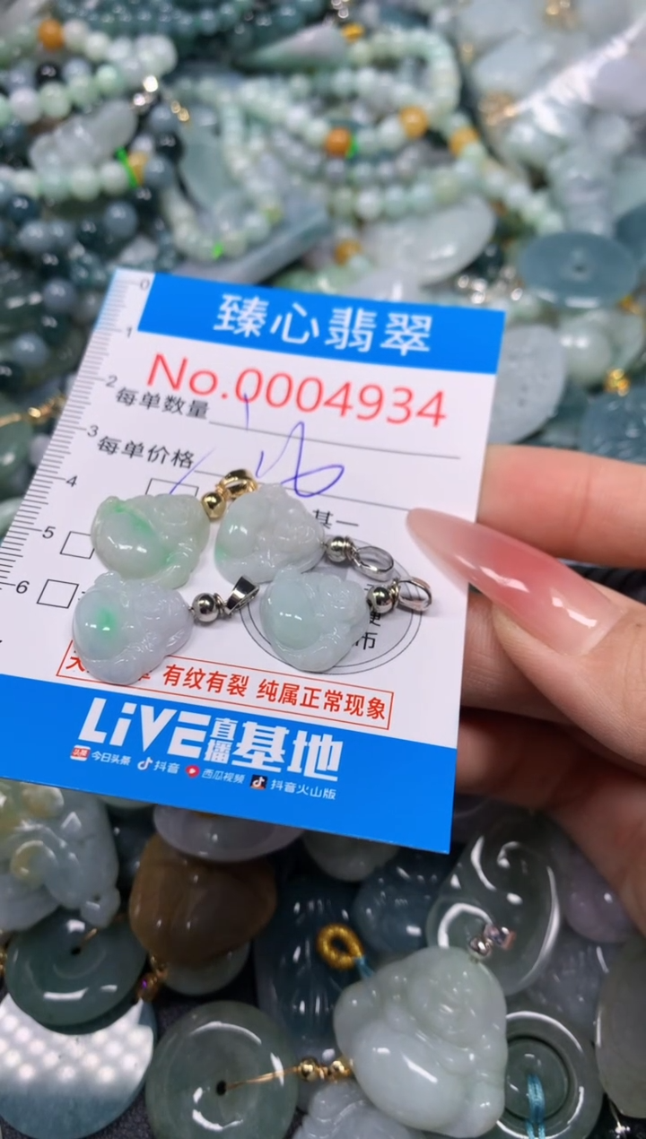 【闪购商品】翡翠颈饰未镶嵌含绳00049344934