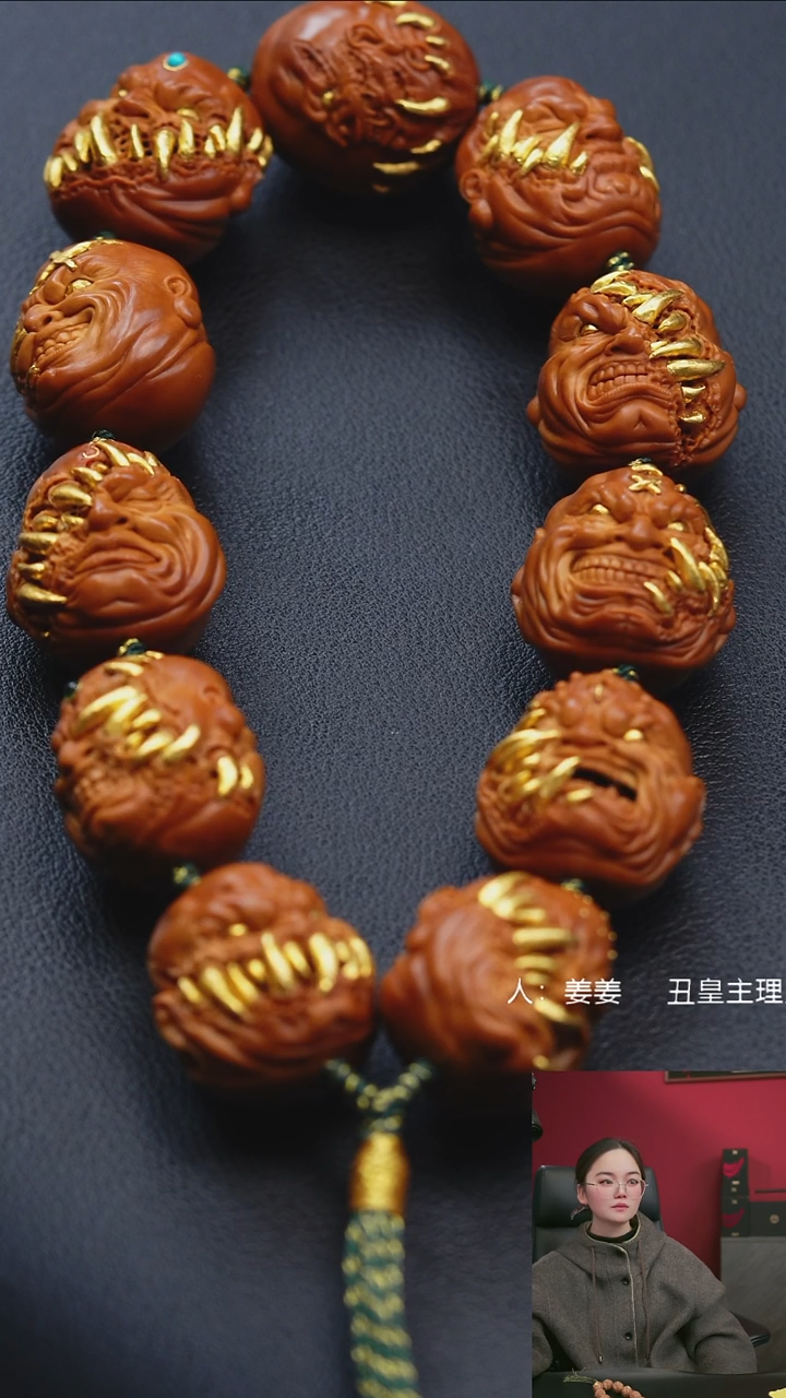 手串/手链橄榄核2.2镶嵌吞噬恶僧