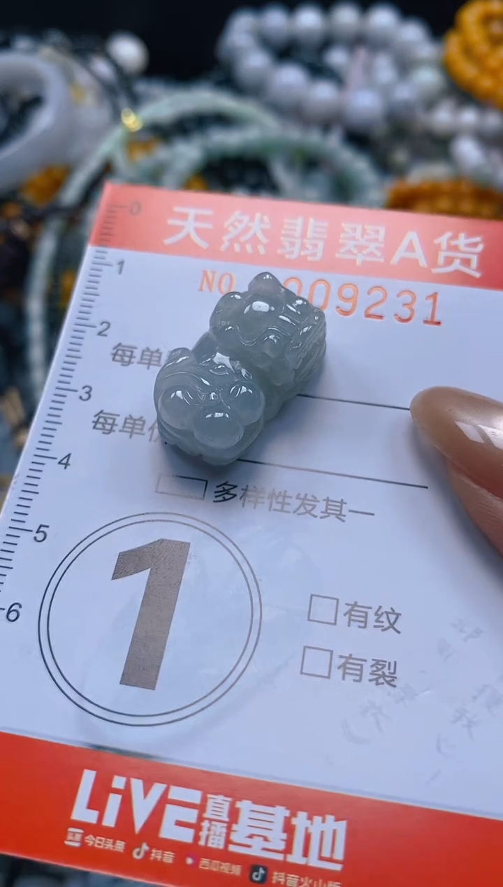 翡翠未镶嵌颈饰闪购0009231