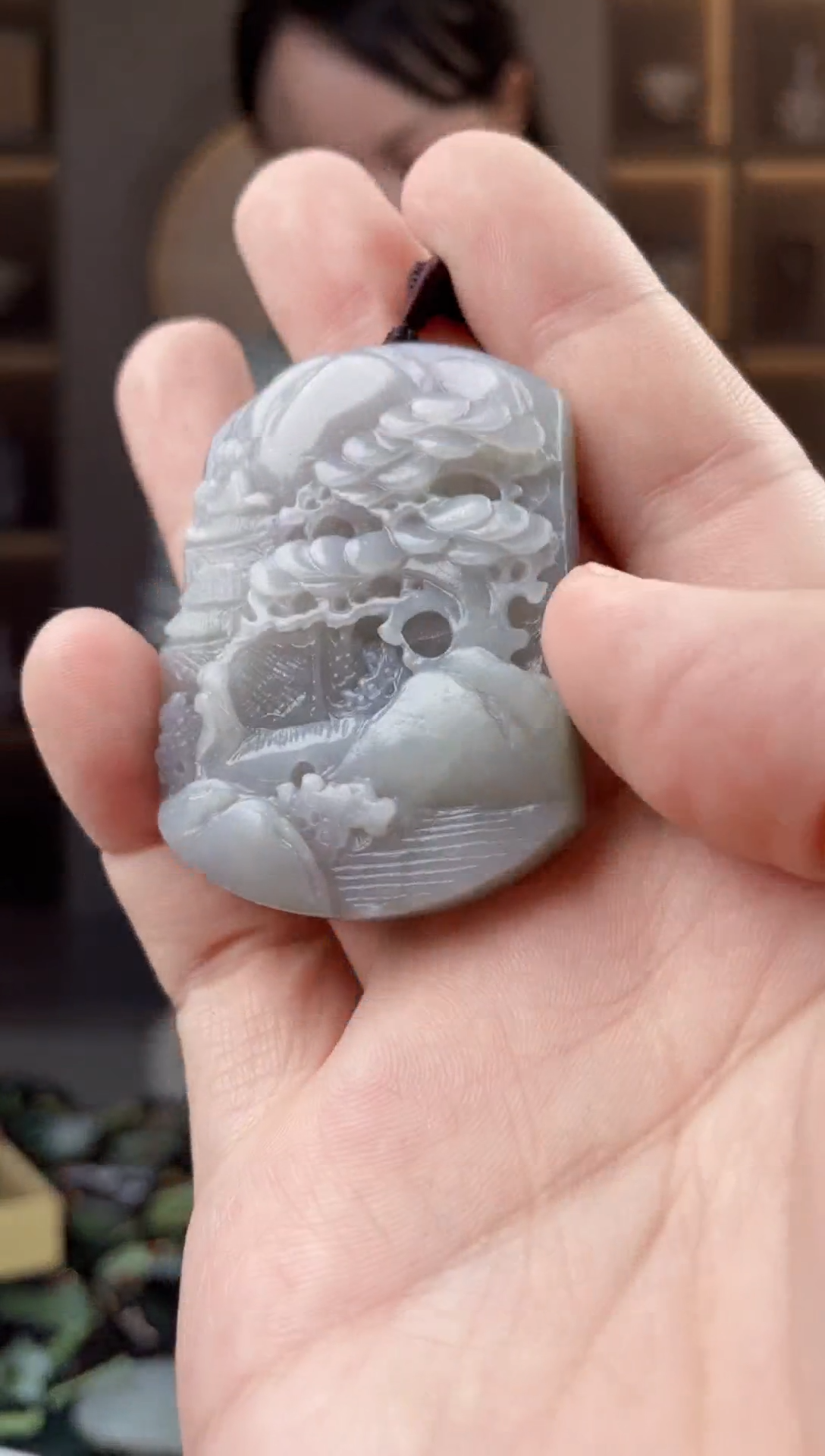 颈饰未镶嵌和田玉拍一发一，多样性发货