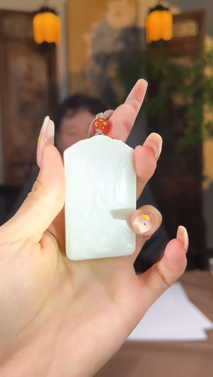 和田玉未镶嵌颈饰S782