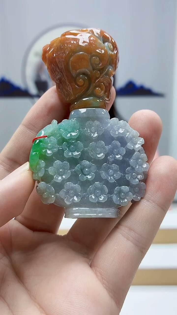 未镶嵌定制翡翠4852bb-毛货挂件75