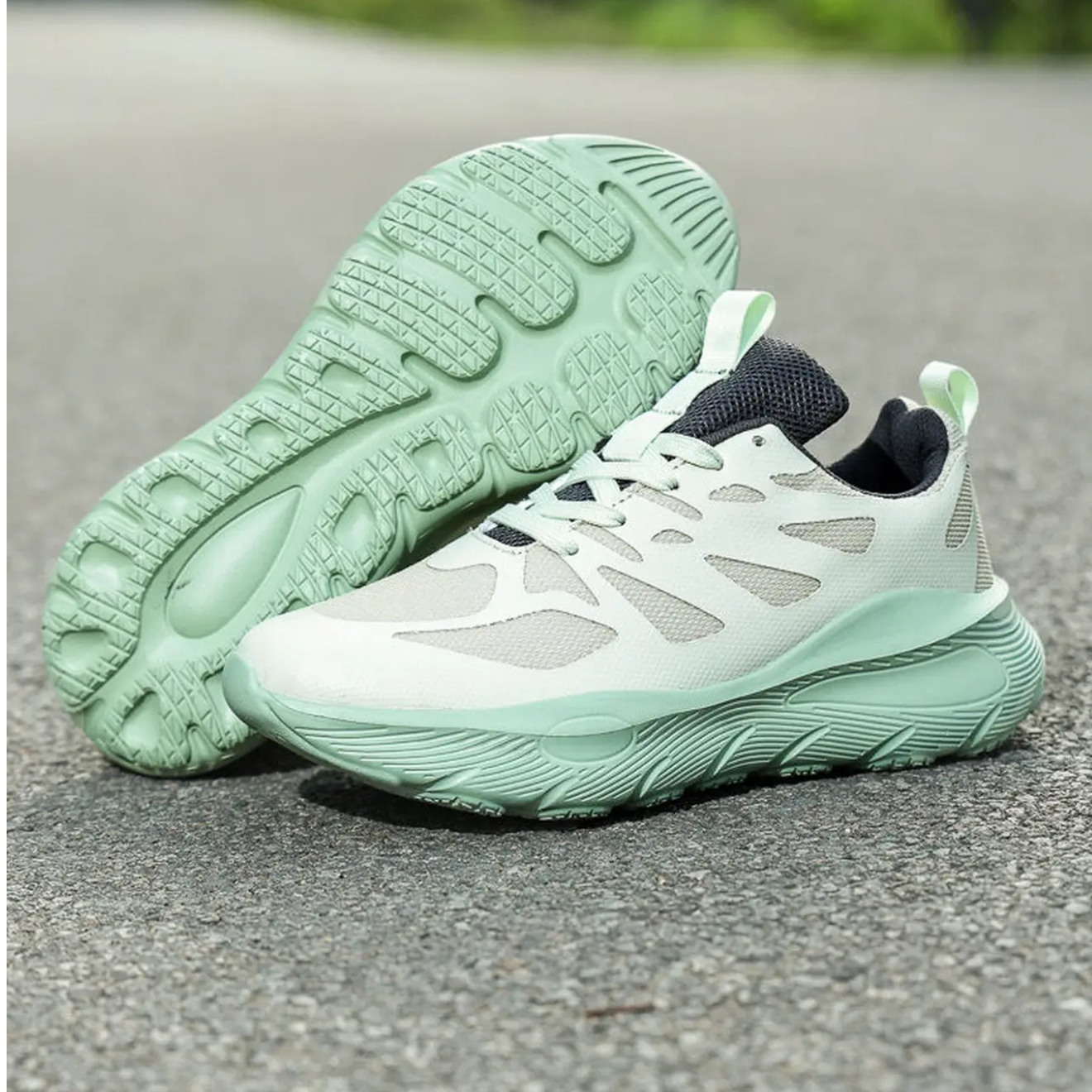 z9马拉松透气男减震跑步鞋鞋子奢华跑道防滑休闲女款减震跑鞋B055