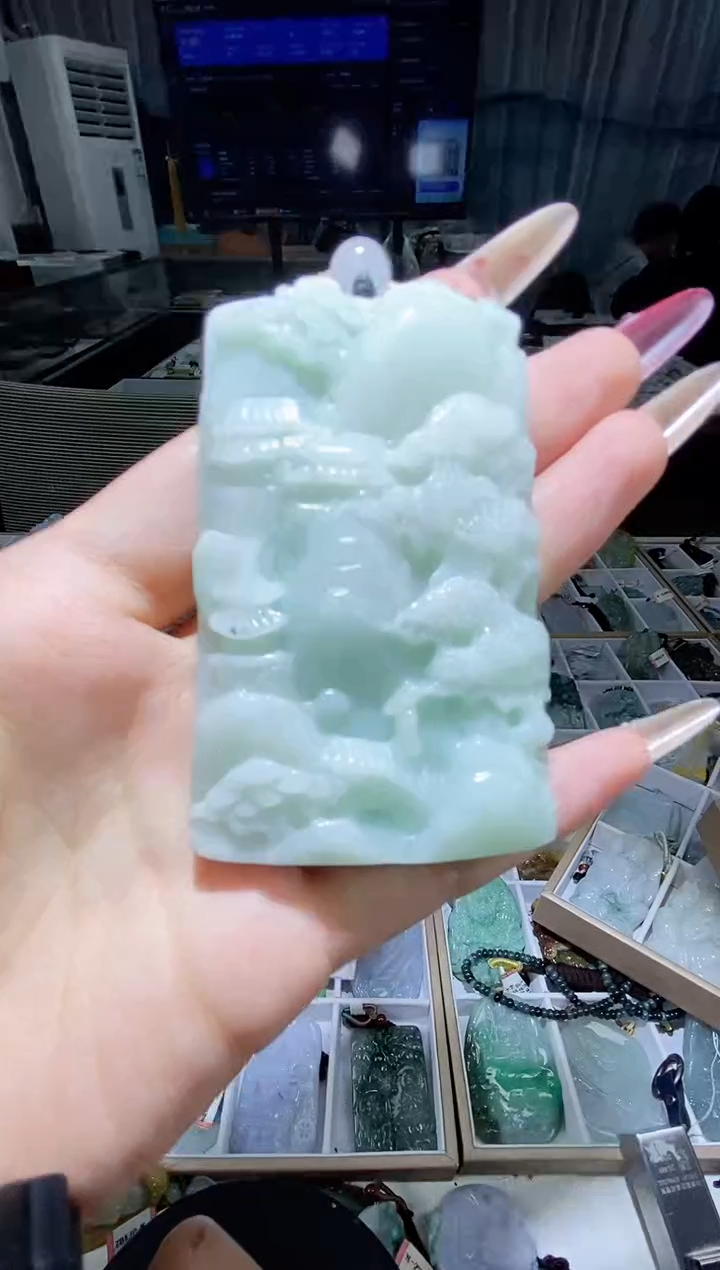 【闪购商品】翡翠颈饰未镶嵌天然缅甸翡翠A货未镶嵌