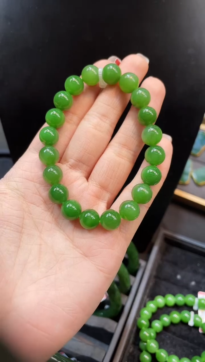 【闪购商品】和田玉手串未镶嵌10MM 多样性发一Z