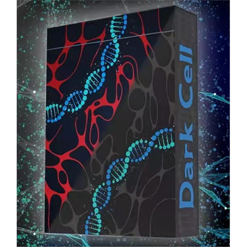 野猪校长Wohstudio黑细胞光因子荧光限量魔术花切收藏扑克纸牌