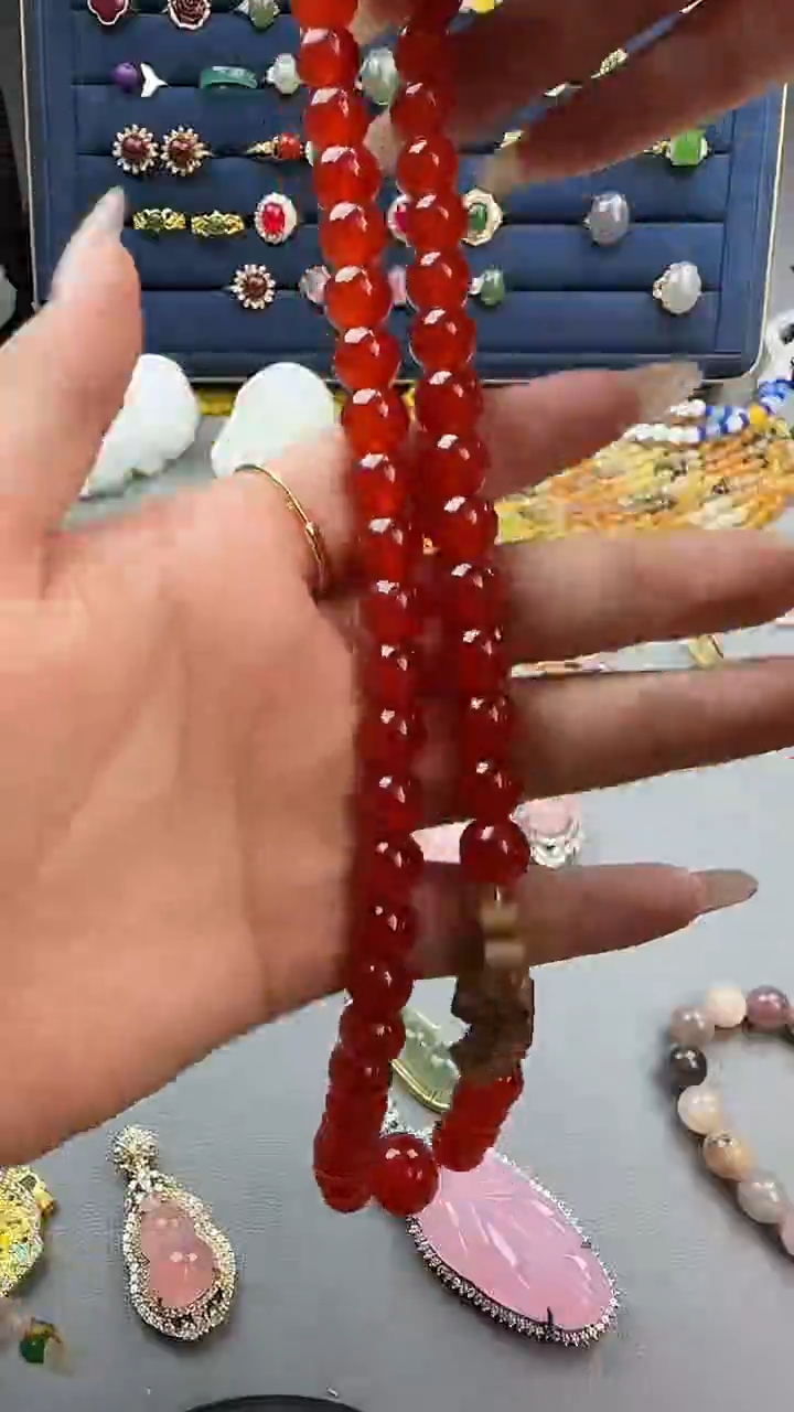 玛瑙/玉髓项链未镶嵌多样性发货拍一发一