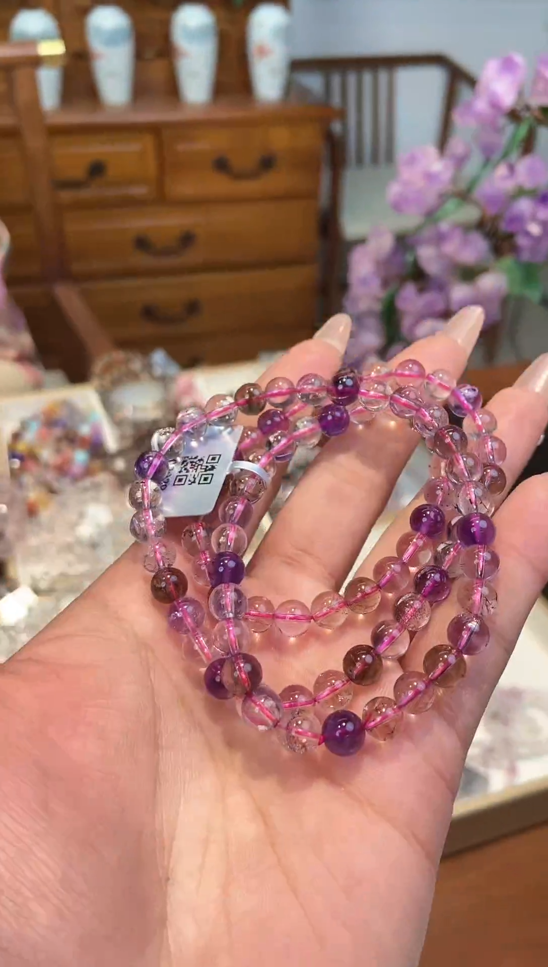 【闪购商品】水晶手串未镶嵌手串多圈