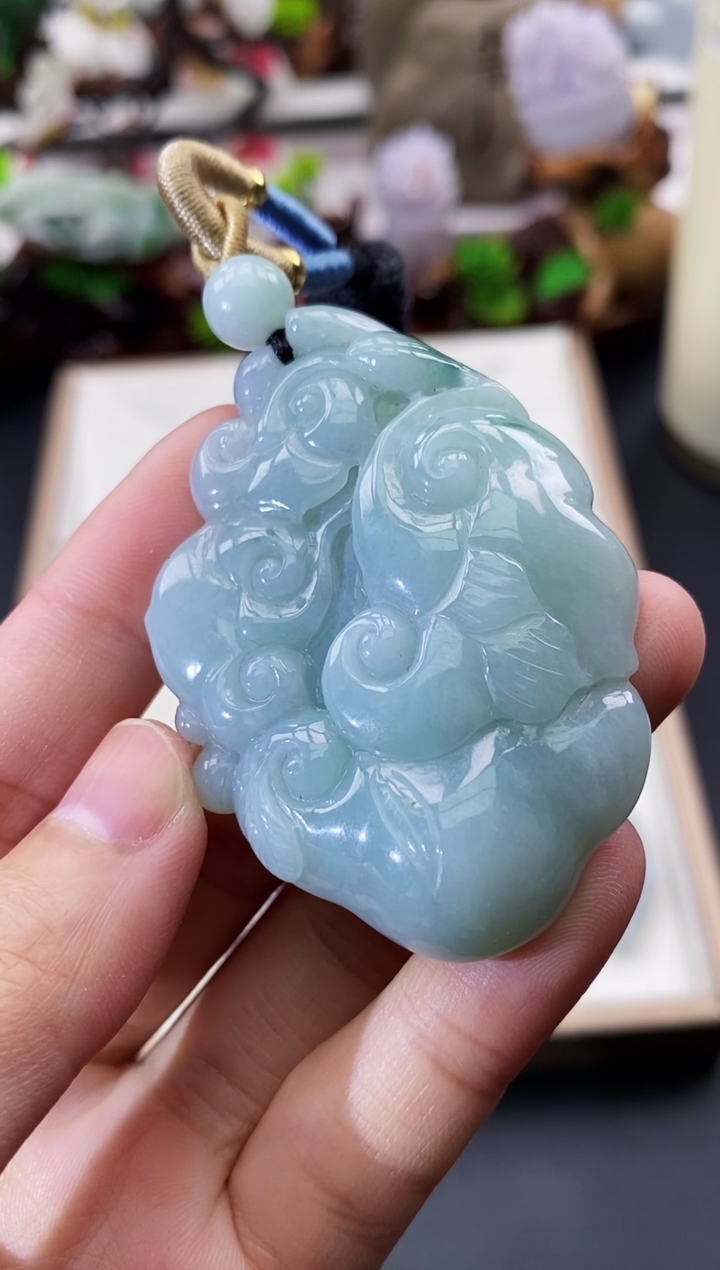 颈饰未镶嵌翡翠天然缅甸A货翡翠