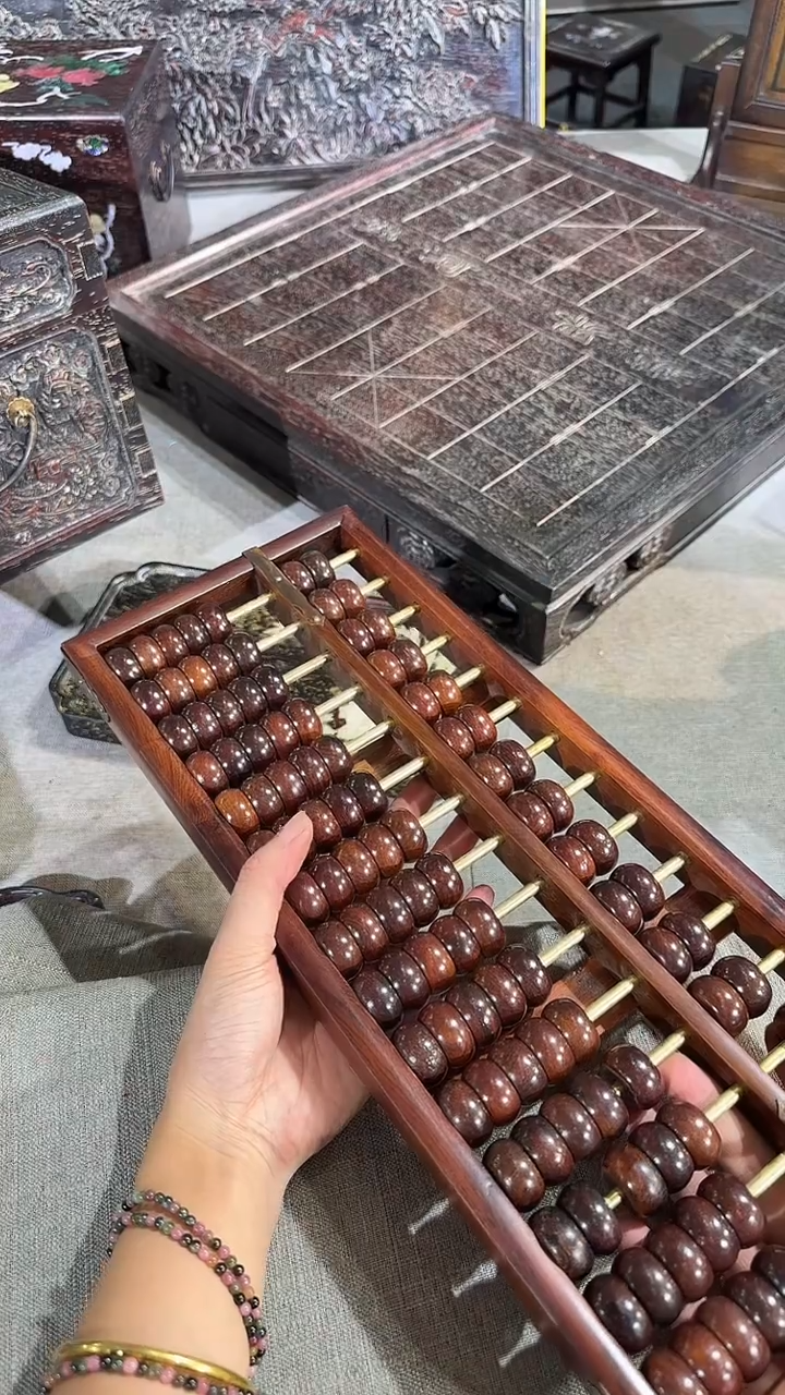木A063紫檀雕刻板以直播间截图