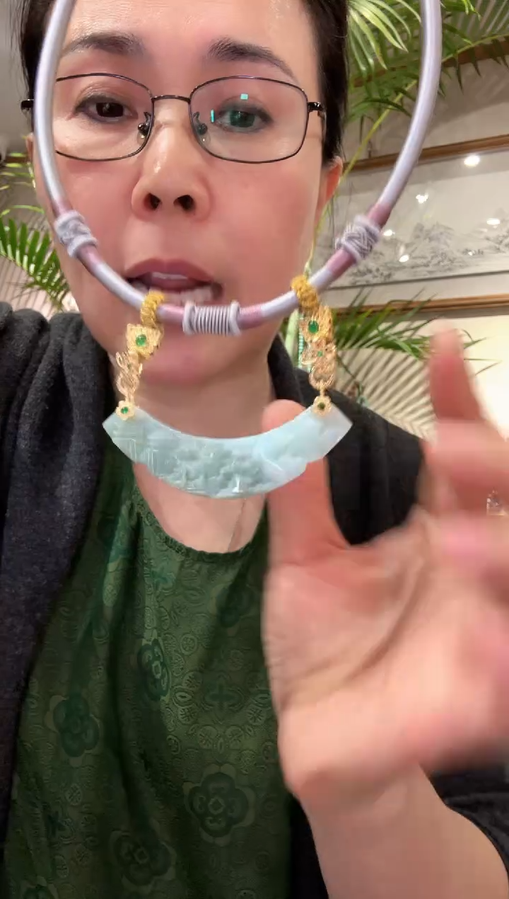 【闪购商品】翡翠颈饰未镶嵌国风