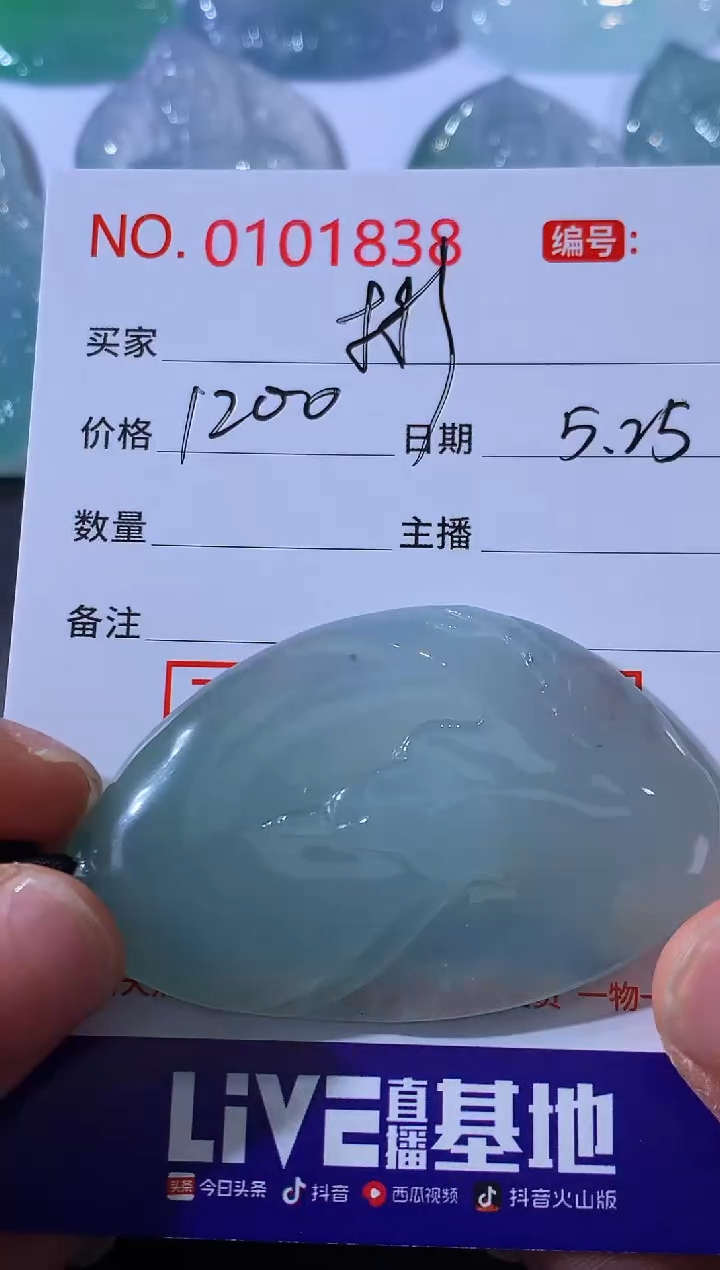 翡翠未镶嵌颈饰彬