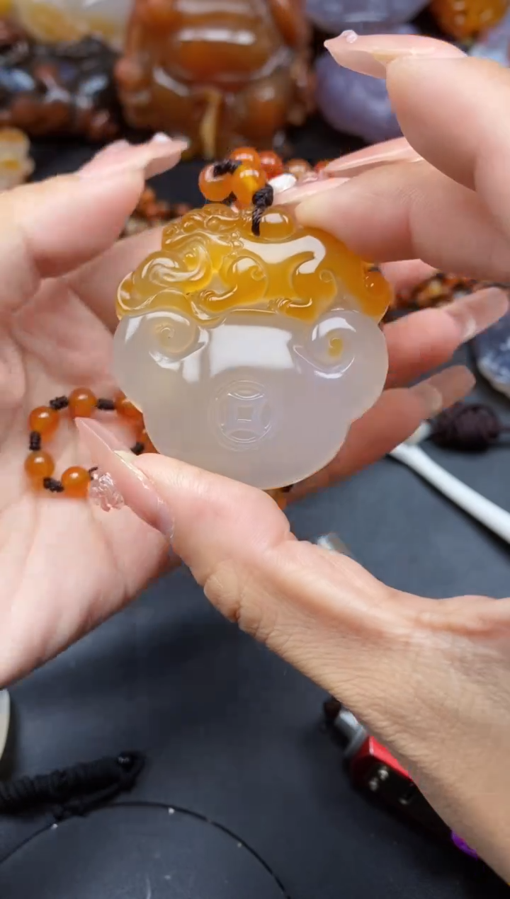 【闪购商品】玛瑙/玉髓颈饰未镶嵌ll