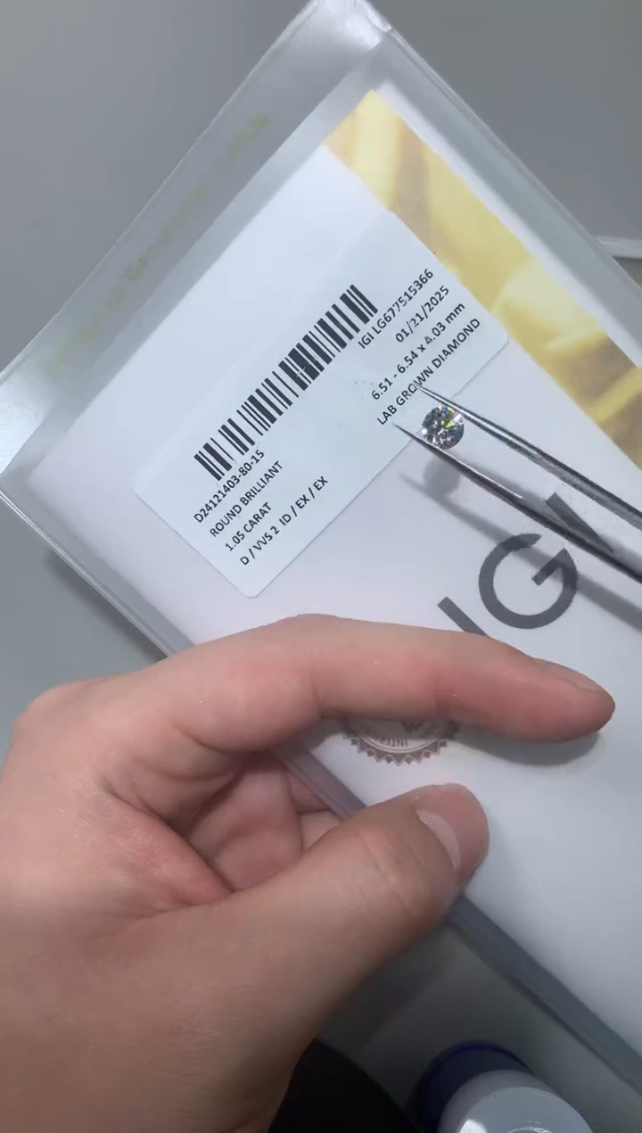 【闪购商品】实验室培育钻石裸石未镶嵌1.05D677515366